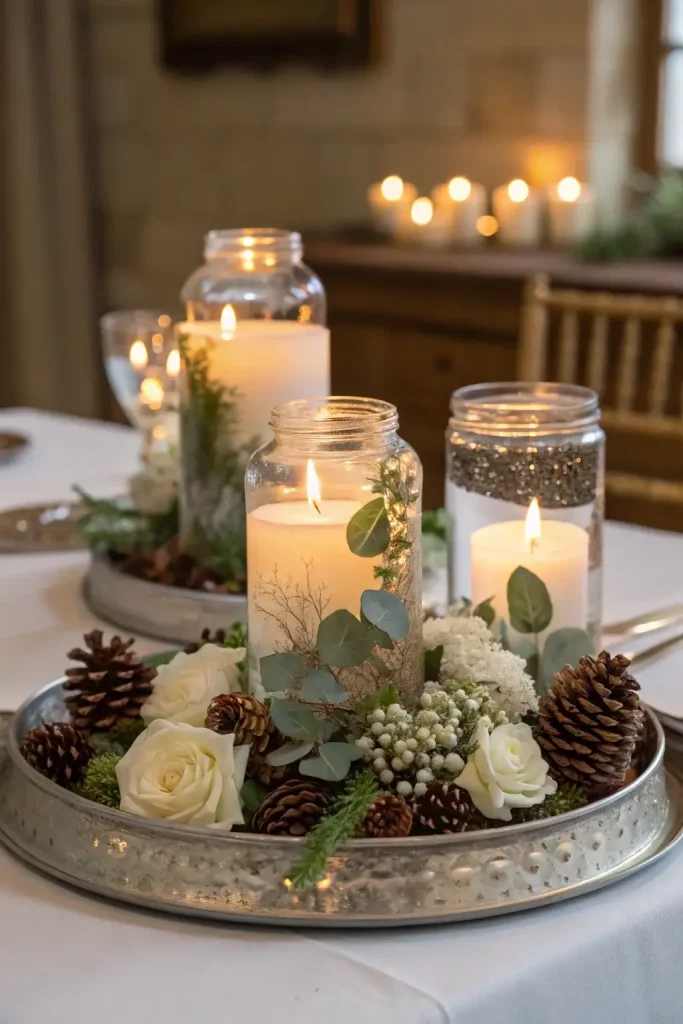 January Wedding Centerpieces