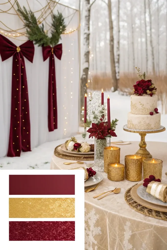 Winter Wedding Color Palettes