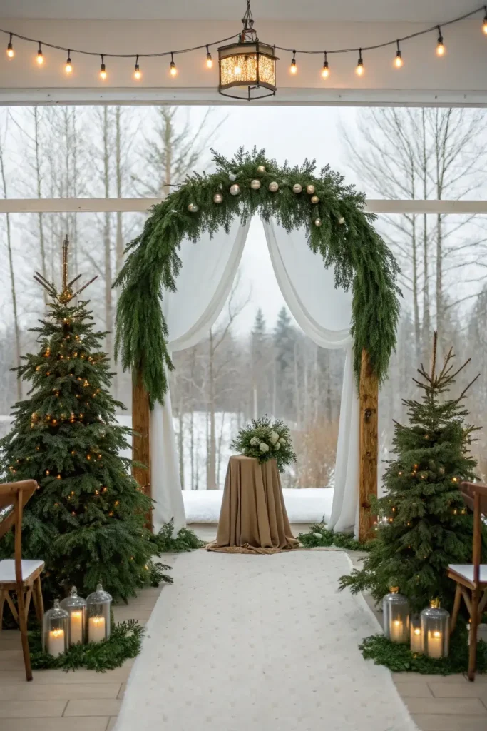 January Wedding Backdrop Ideas
