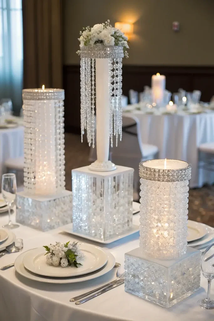 January Wedding Centerpieces