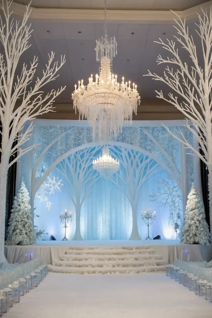 January Wedding Backdrop Ideas