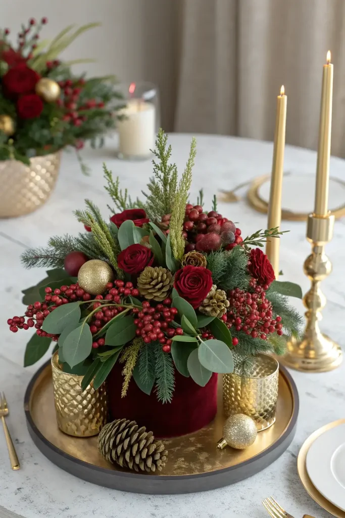 January Wedding Centerpieces