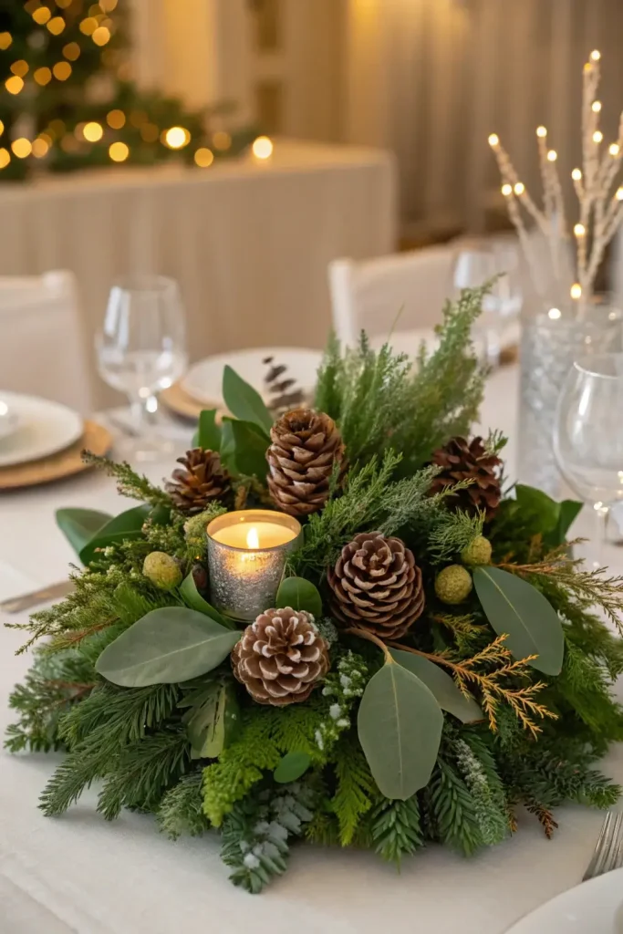 January Wedding Centerpieces