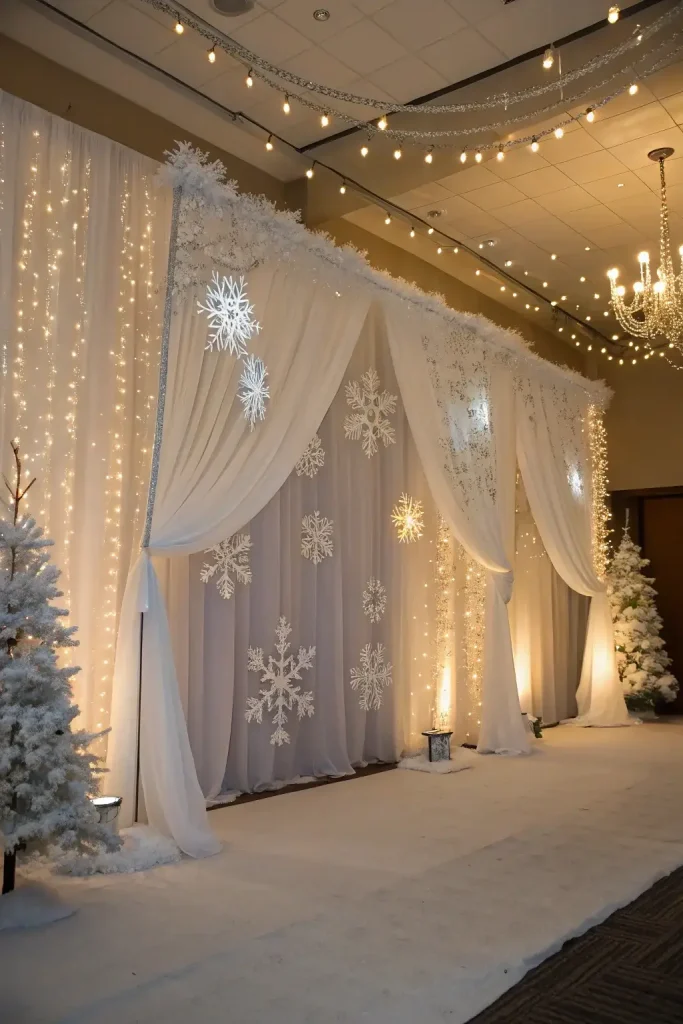 January Wedding Backdrop Ideas